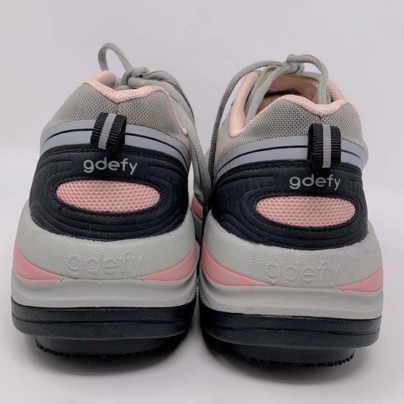Gravity Defyer Sneakers Womens 10 Gdefy Ion Athletic Pink Gray TB9002FGP-M - Picture 9 of 14